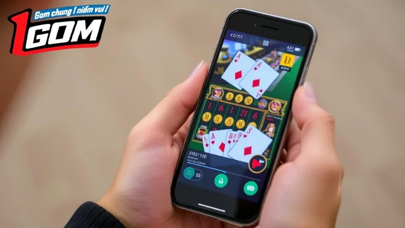 Hướng dẫn dùng điện thoại để lưu link nhà cái tại 1GOM