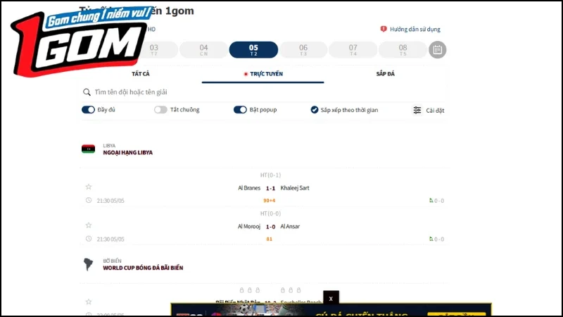 Giao Diện 1GOM Mới Năm 2025: Có Gì Nổi Bật? Cho phép tùy chỉnh chế độ tối tại 1GOM